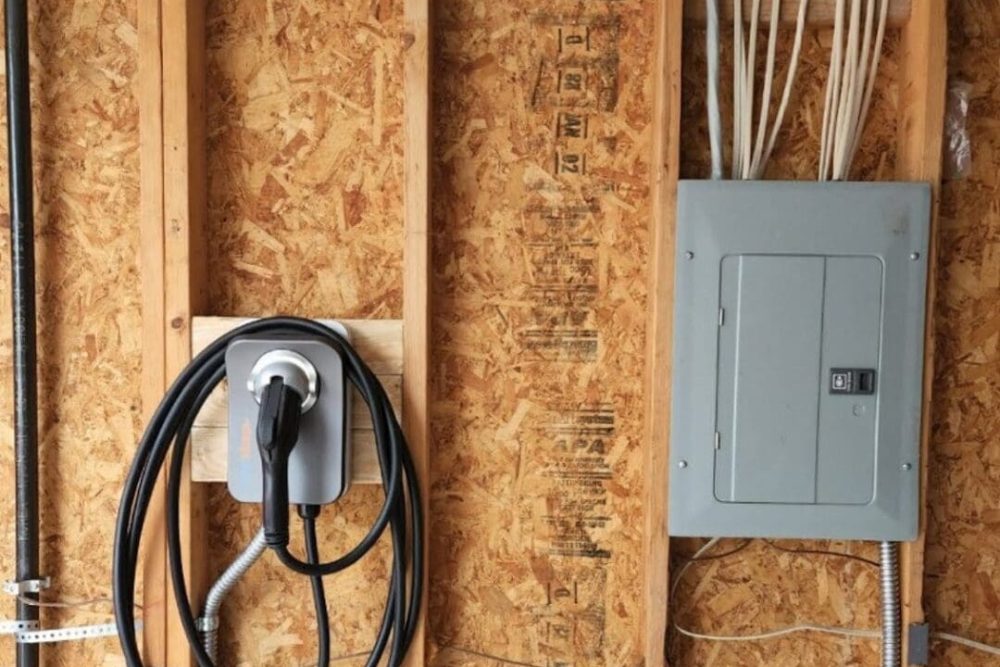Outdoor EV Charger Installation