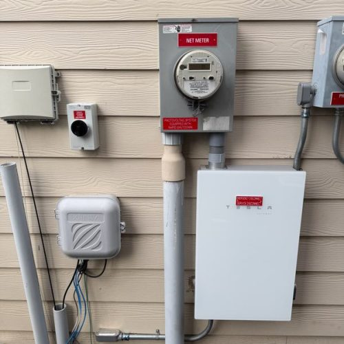 Tesla powerwall battery backup and gateway install 3